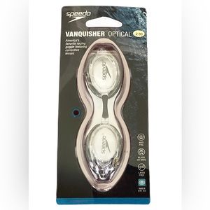 Speedo Vanquisher Optical Swim Goggles, Black